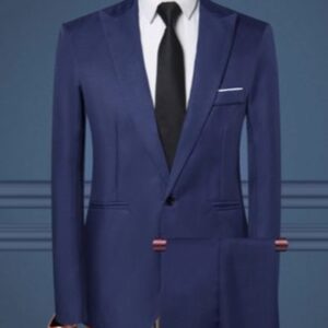 Men's Two-Piece Blue Suit